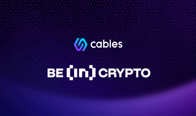 Cables Finance BeInCrypto news banner