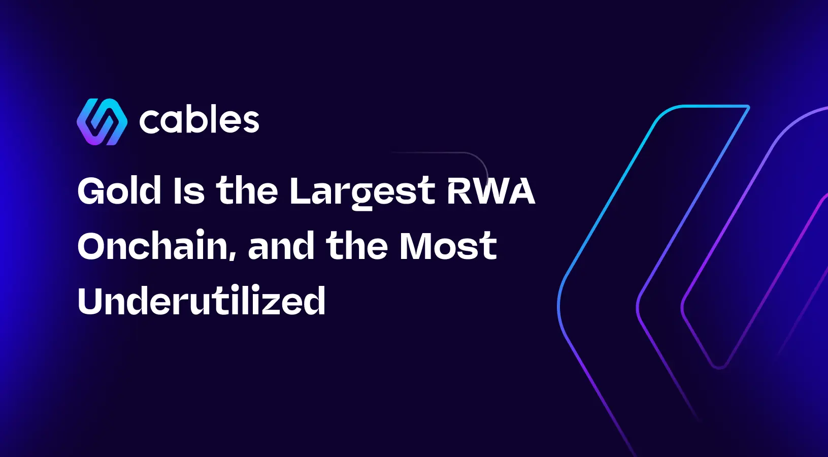 Gold Is the Largest RWA Onchain, and the Most Underutilized